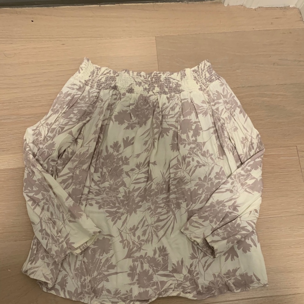 Oneill floral off the shoulder top
